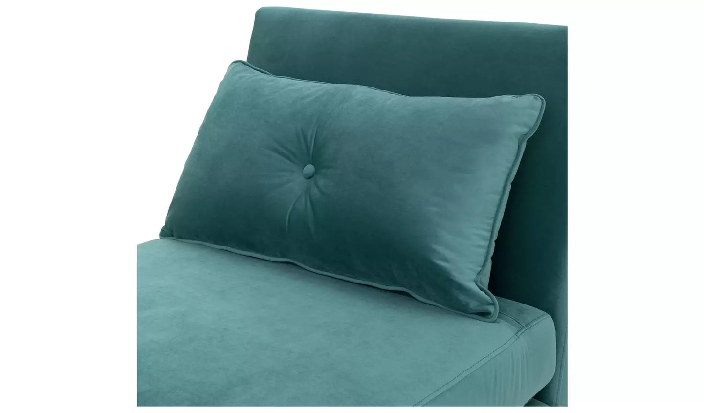 Habitat Roma Single Compact Fabric Chairbed - Tea